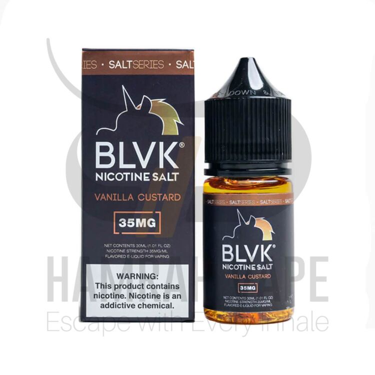 سالت وانیل کاستارد بی ال وی کی – BLVK Vanilla Custard Nicotine Salt