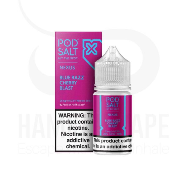 POD SALT blue razz cherry blast SALT