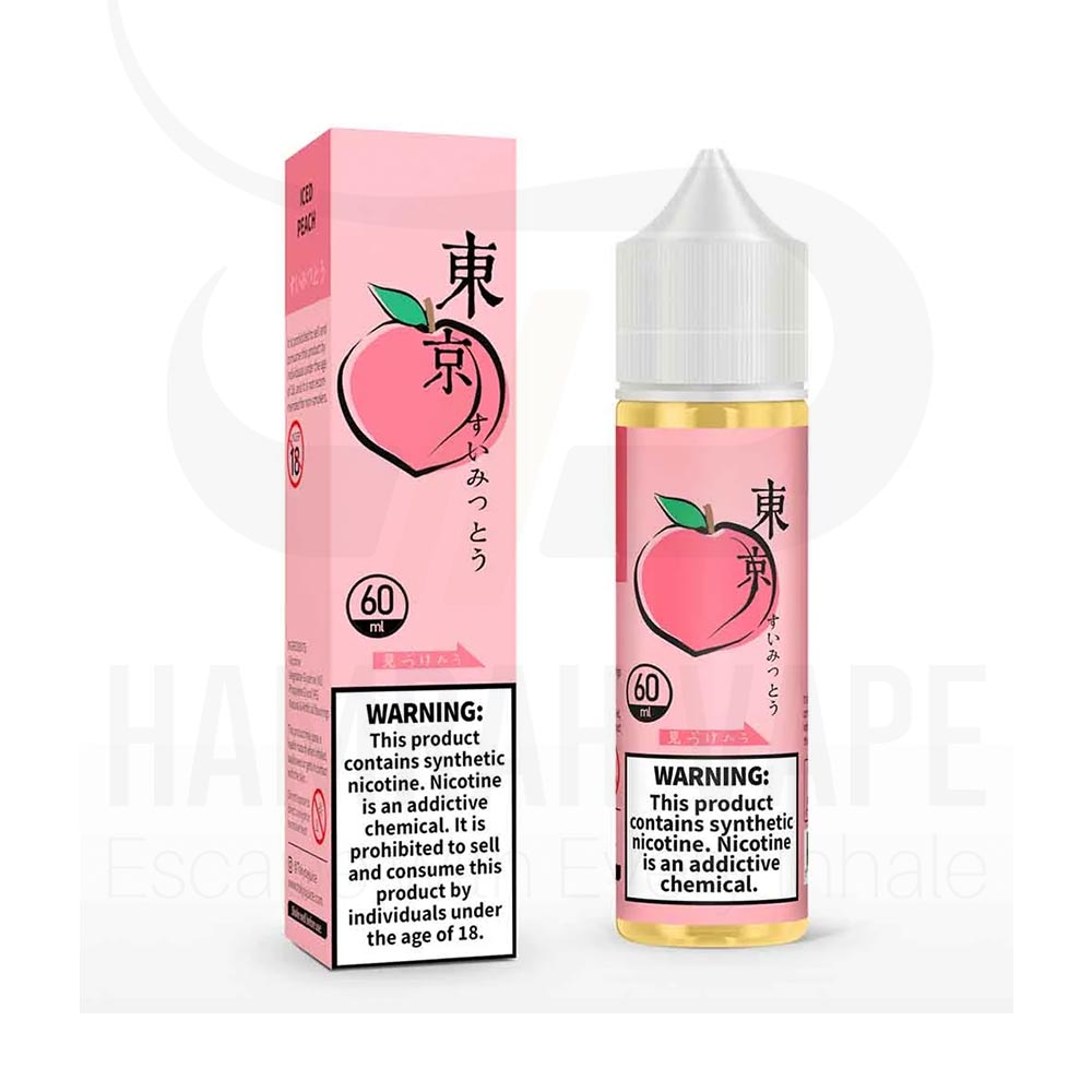 ایجوس هلو یخ کمپانی توکیو – Tokyo Iced Peach E-JUICE 60ml