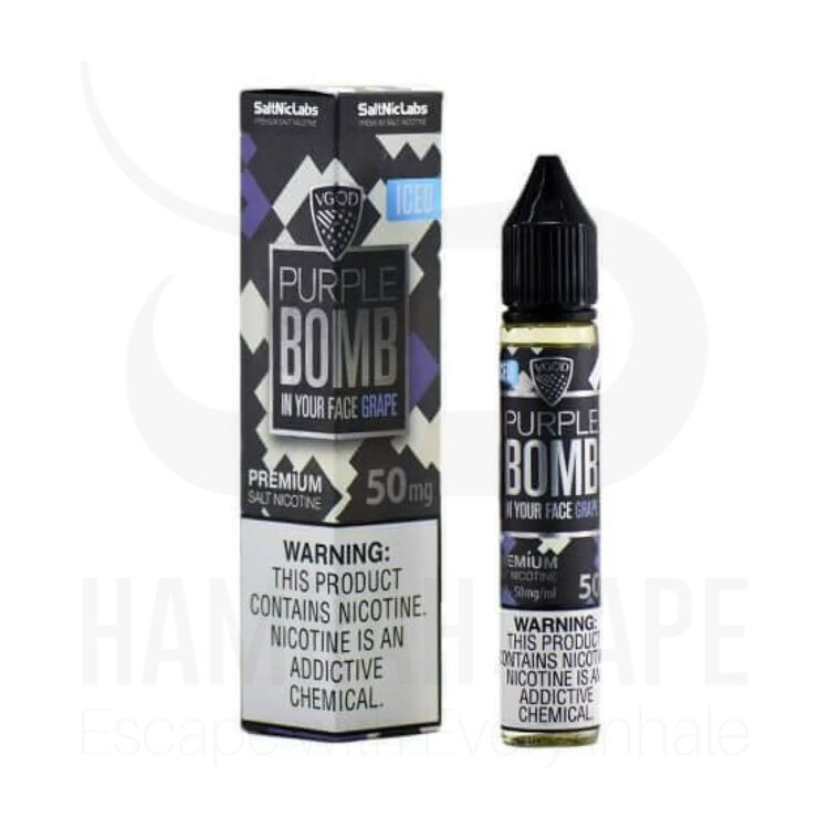 جویس ویگاد بمب انگور یخ – VGOD juice Purple Bomb Iced