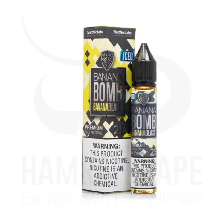 سالت موز یخ ویگاد – VGOD SALT BANANA BOMB ICED 30ML